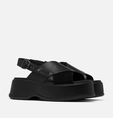 DAYSPRING Women's Crisscross Sandal, Color: Black, Black, image 6