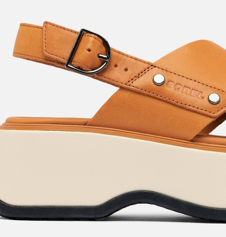 DAYSPRING Women's Crisscross Sandal, Color: Canyon Gold, Black, image 10