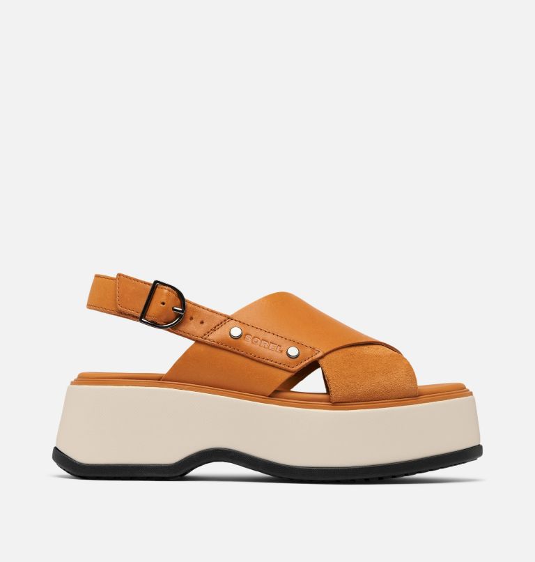 DAYSPRING Women's Crisscross Sandal, Color: Canyon Gold, Black, image 1