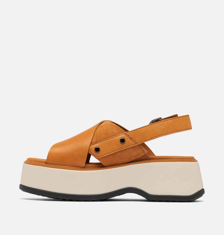 DAYSPRING Women's Crisscross Sandal, Color: Canyon Gold, Black, image 4