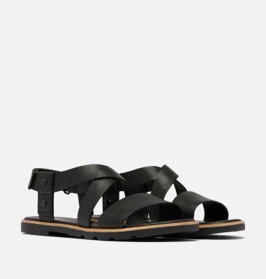 Sandalias ELLA III CRISSCROSS para mujer, Color: Black, Black, image 6