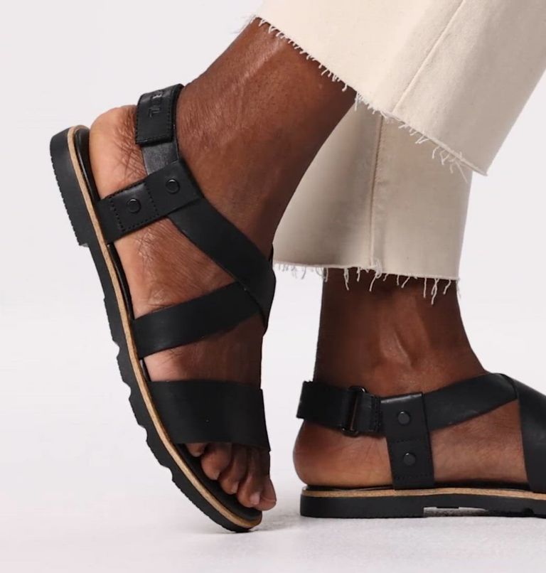 Sandale ELLA III CRISSCROSS Femme, Color: Black, Black