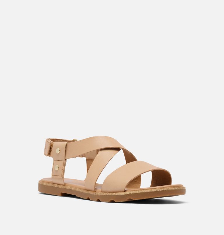 Women's ELLA III CRISSCROSS Sandal, Color: Honest Beige, Gum 2, image 7