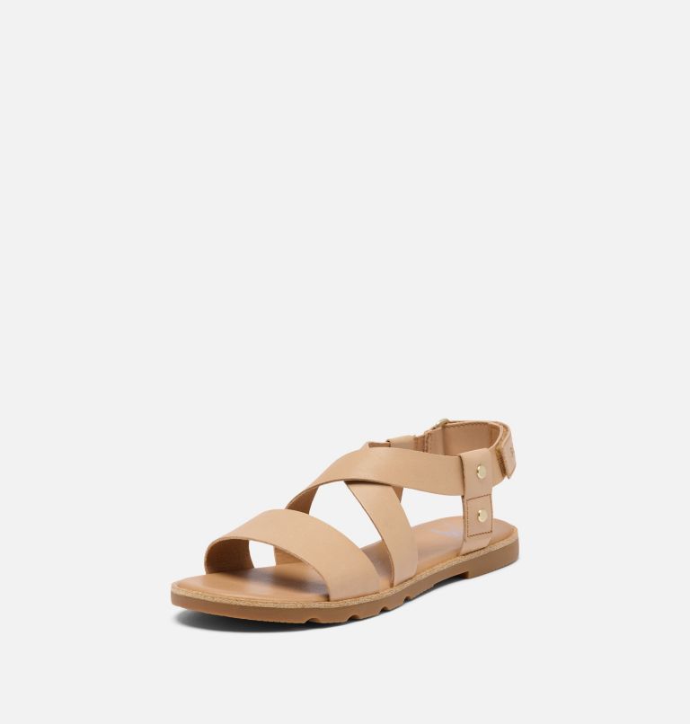 Women's ELLA III CRISSCROSS Sandal, Color: Honest Beige, Gum 2, image 8