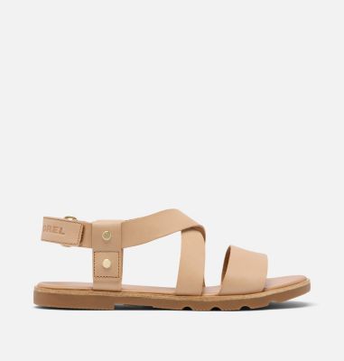 Women's ELLA III CRISSCROSS Sandal, Color: Honest Beige, Gum 2, image 1