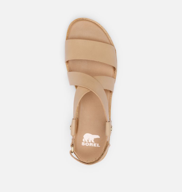 Women's ELLA III CRISSCROSS Sandal, Color: Honest Beige, Gum 2, image 5