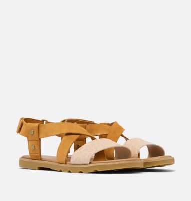 Sandalias ELLA III CRISSCROSS para mujer, Color: Pearlescent, Canyon Gold, image 2