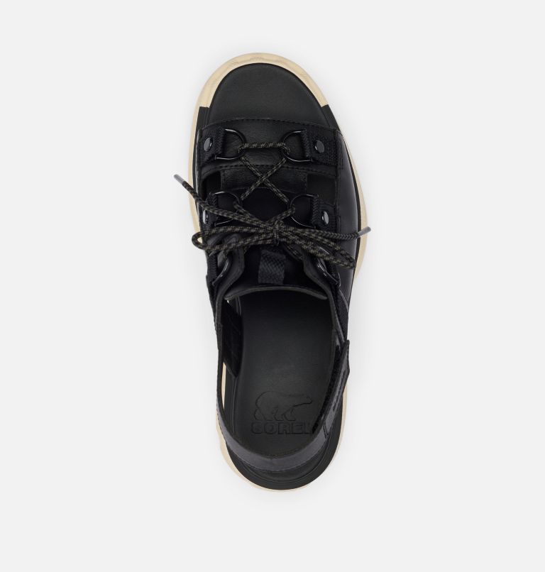 REIN CB Women's Lace Platform Sandal, Color: Black, Bleached Ceramic, image 5