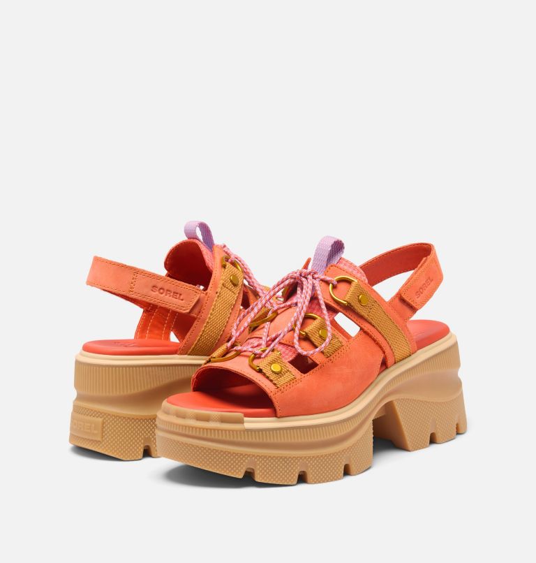 Women's REIN CB Lace Platform Sandal, Color: Tuscan, Gum 16, image 9