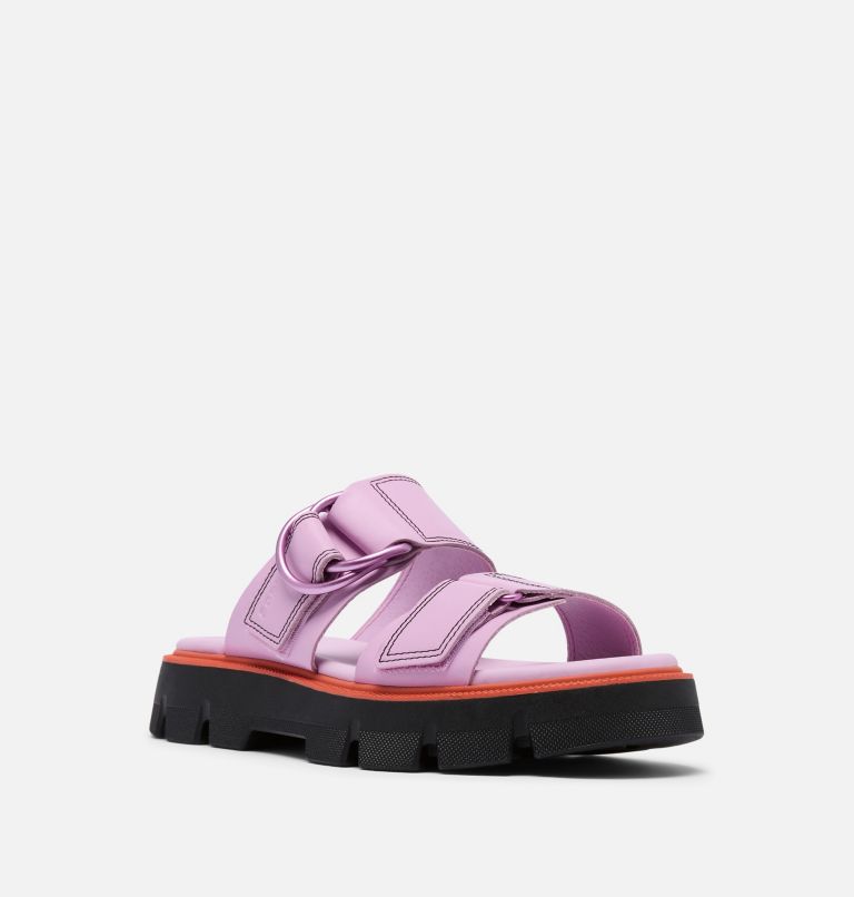 Women's REIN CB Slide Sandal, Color: Aura, Black, image 7