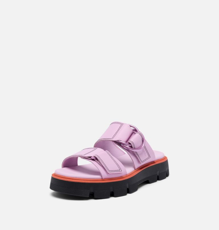 Women's REIN CB Slide Sandal, Color: Aura, Black, image 8