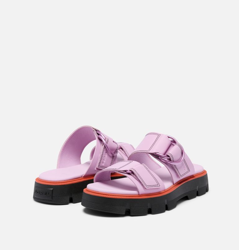 Women's REIN CB Slide Sandal, Color: Aura, Black, image 9