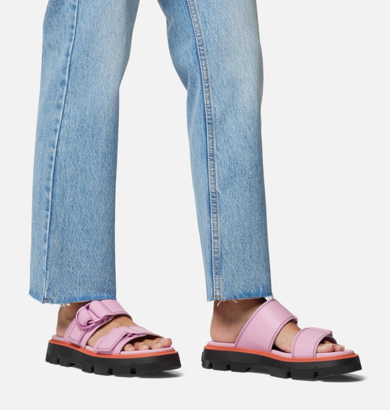 Women's REIN CB Slide Sandal, Color: Aura, Black, image 10