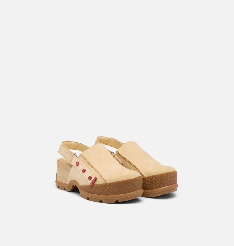 ROAM’N CLOG RBR Women's Clog, Color: Caribou Beige, Gum 2, image 2
