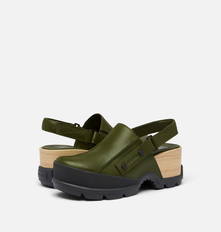 ROAM’N CLOG RBR Women's Clog, Color: Utility Green, Black, image 9