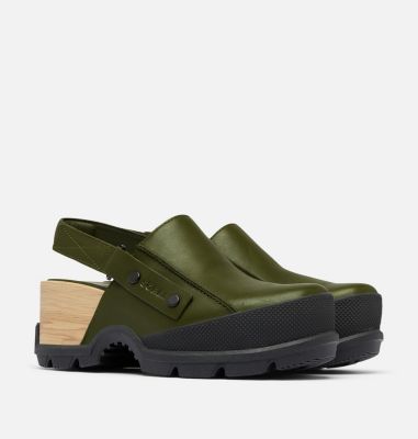 ROAM’N CLOG RBR Women's Clog, Color: Utility Green, Black, image 2