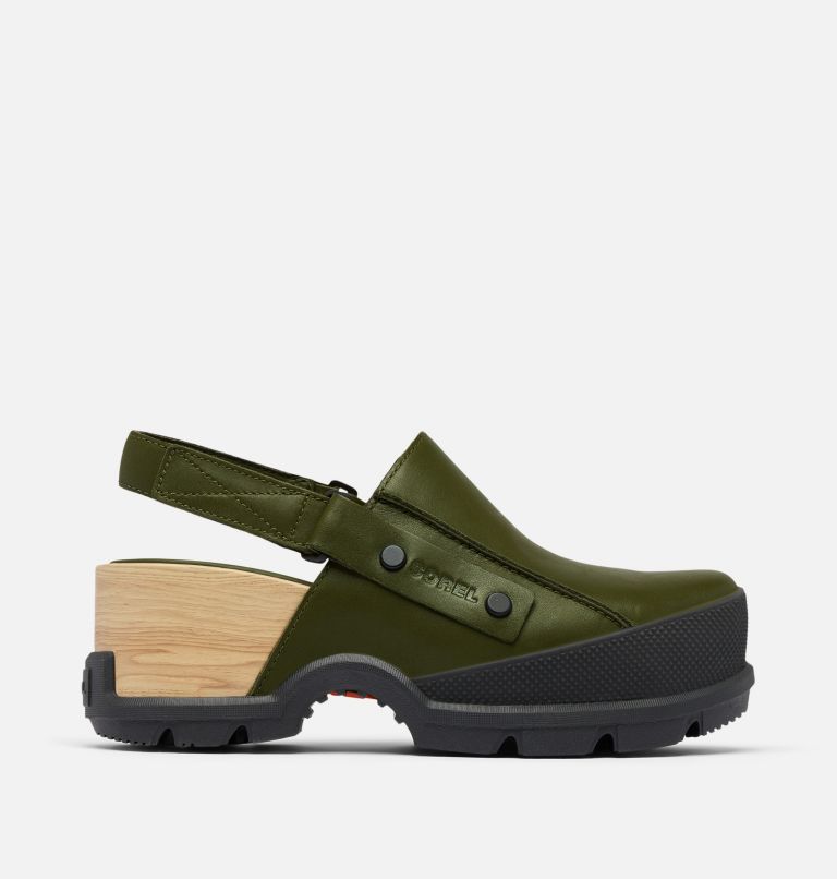 ROAM’N CLOG RBR Women's Clog, Color: Utility Green, Black, image 1
