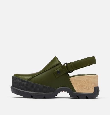 ROAM’N CLOG RBR Women's Clog, Color: Utility Green, Black, image 4