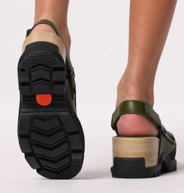 ROAM’N CLOG RBR Women's Clog, Color: Utility Green, Black