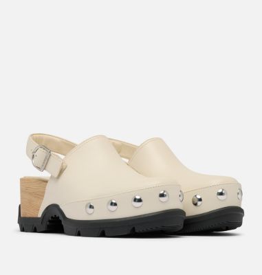 ROAM’N CLOG RVT Women's Clog, Color: Chalk, Black, image 6