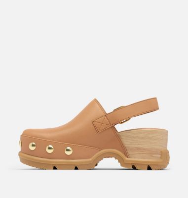 ROAM’N CLOG RVT Women's Clog, Color: Tawny Buff, Gum 17, image 4