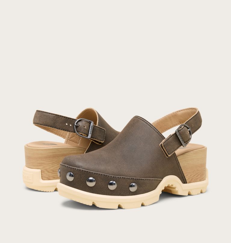 ROAM’N CLOG RVT Women's Clog, Color: Canoe, Bleached Ceramic, image 8