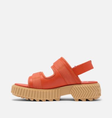 ONA AVE Women's Multistrap Mid Sandal, Color: Tuscan, Aura, image 4