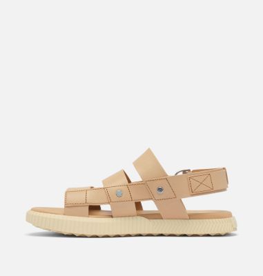 ONA AVE Women's Slingback Flat Sandal, Color: Honest Beige, Bleached Ceramic, image 8