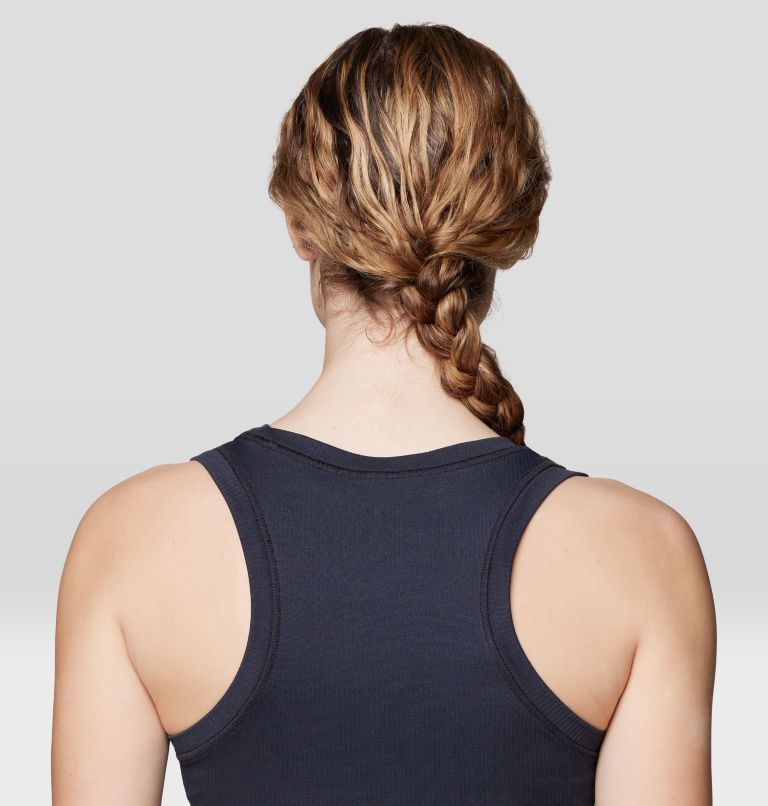 Women's Ribbed Tank, Color: Black, image 5