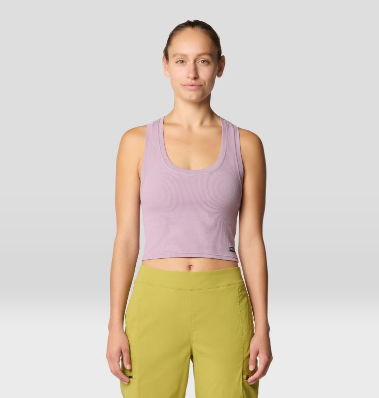 Women's Ribbed Tank, Color: Daze, image 1