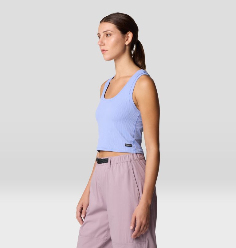 Women's Ribbed Tank, Color: Light Illusion, image 3