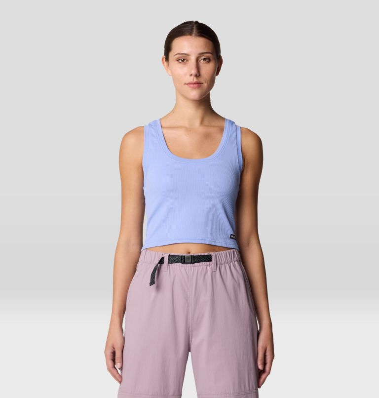 Women's Ribbed Tank, Color: Light Illusion, image 1