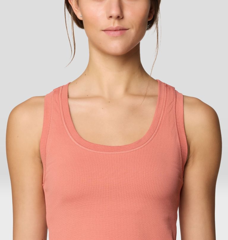 Women's Ribbed Tank, Color: Fleurs, image 5