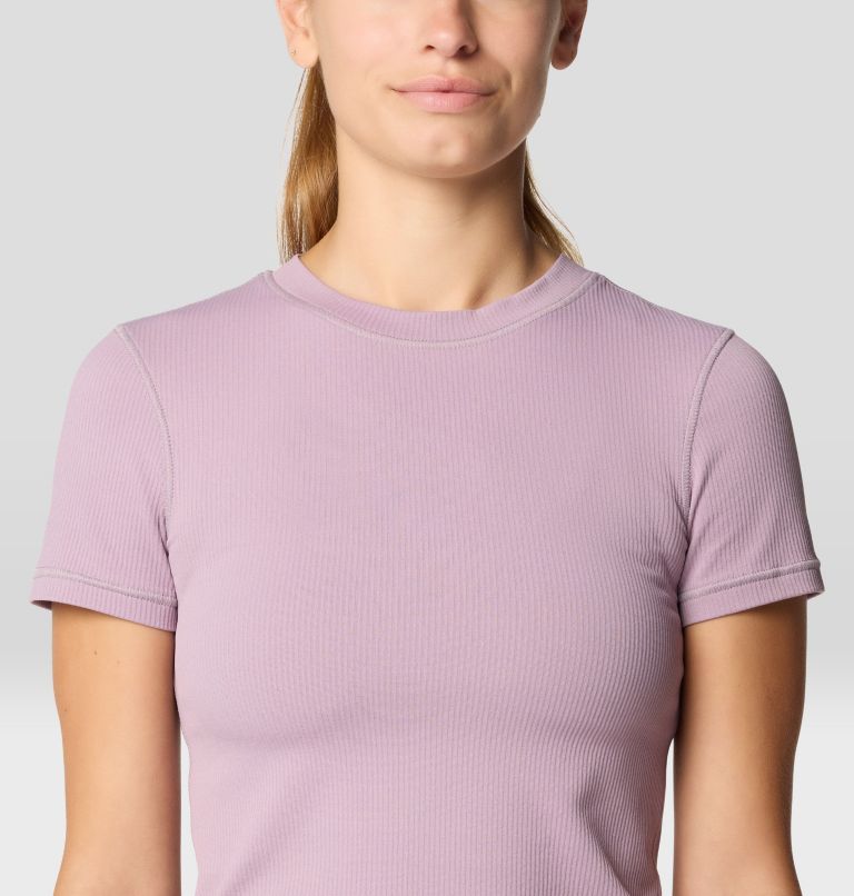 Women's Ribbed Short Sleeve, Color: Daze, image 5