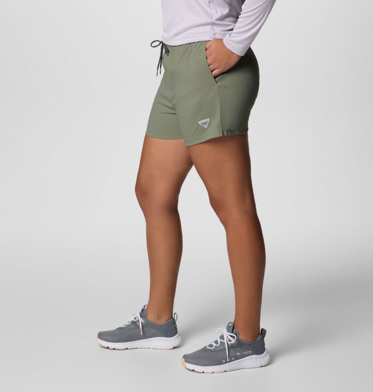 Women's PFG Rugged Water Shorts, Color: Cypress, image 3