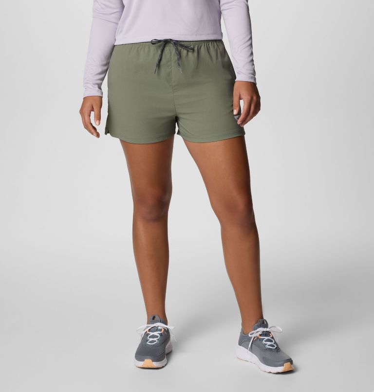Women's PFG Rugged Water Shorts, Color: Cypress, image 1