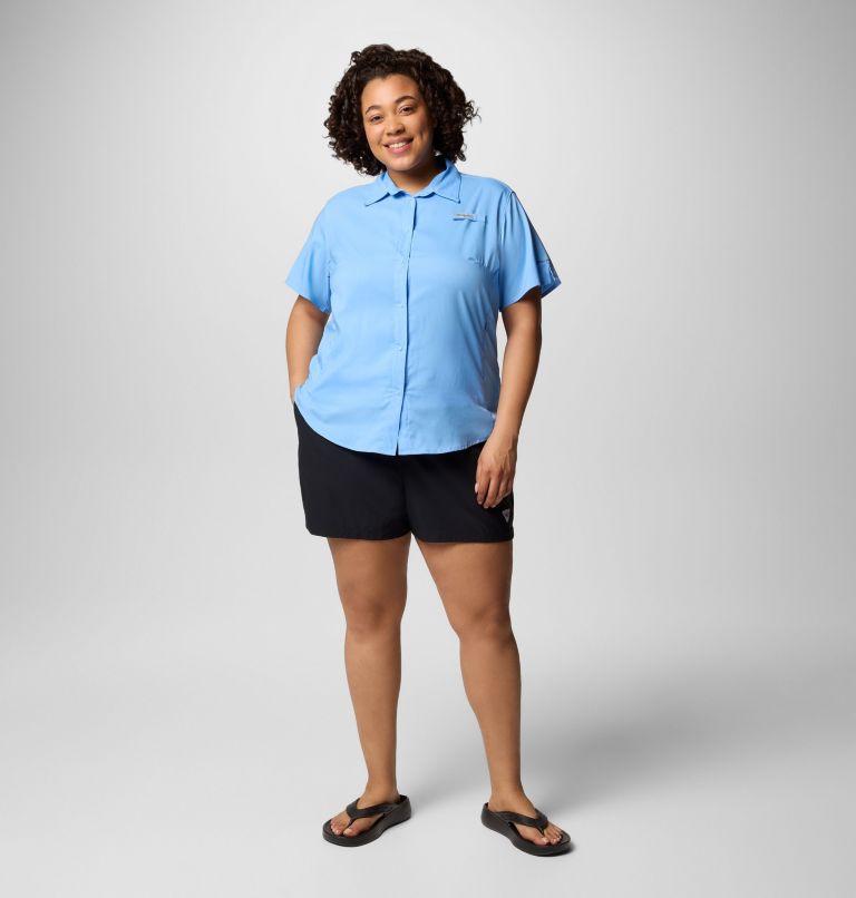 Women's PFG Rugged Water Shorts - Plus Size, Color: Black, image 6
