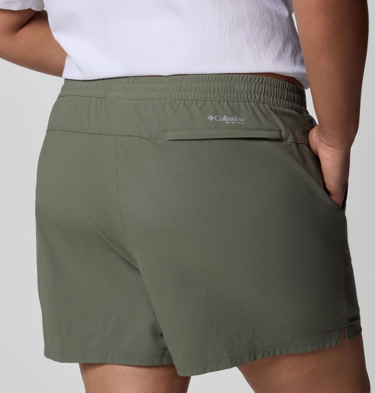 Women's PFG Rugged Water Shorts - Plus Size, Color: Cypress, image 5