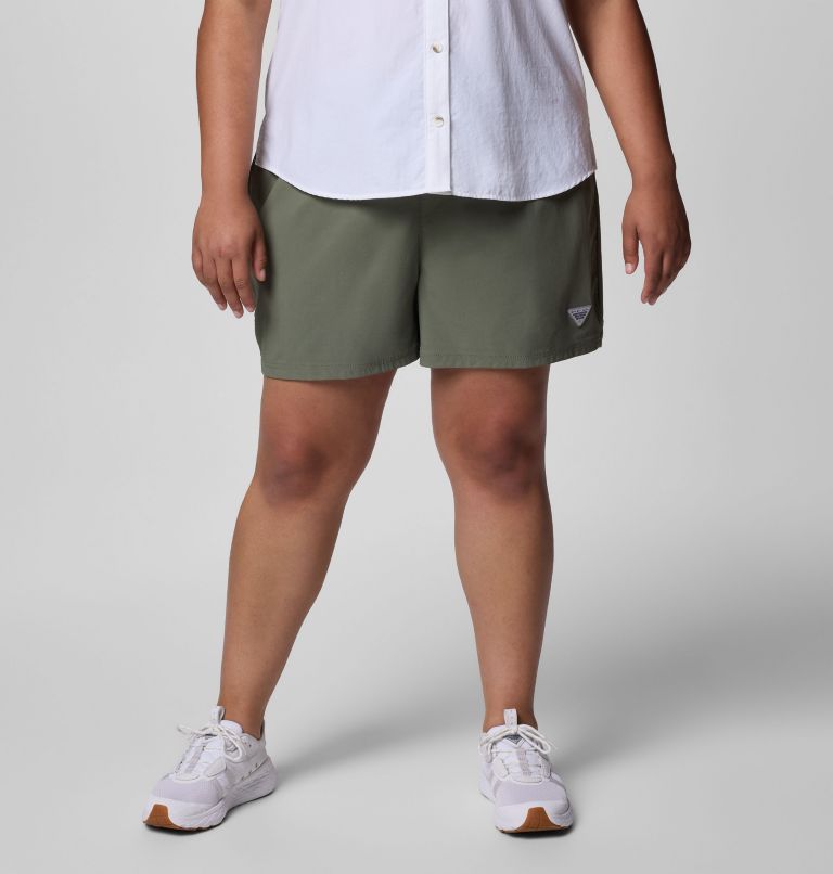 Women's PFG Rugged Water Shorts - Plus Size, Color: Cypress, image 1