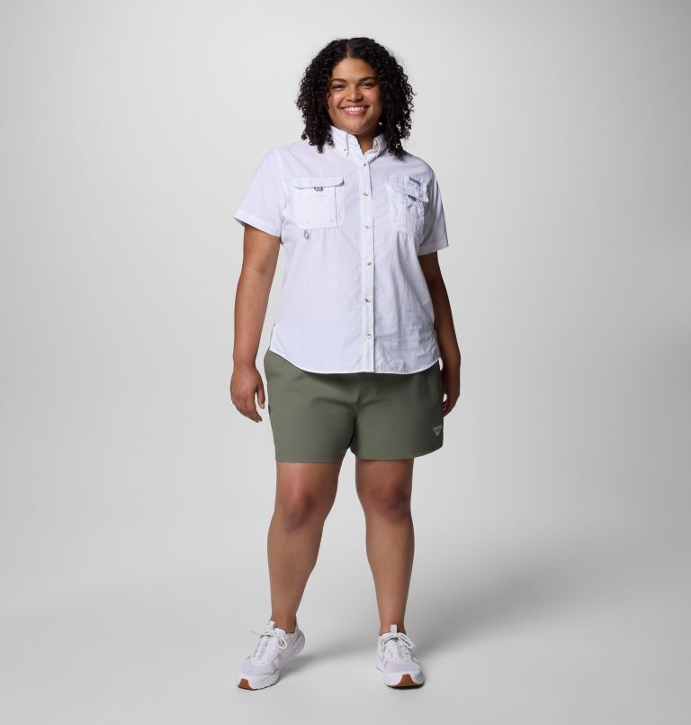 Women's PFG Rugged Water Shorts - Plus Size, Color: Cypress, image 6