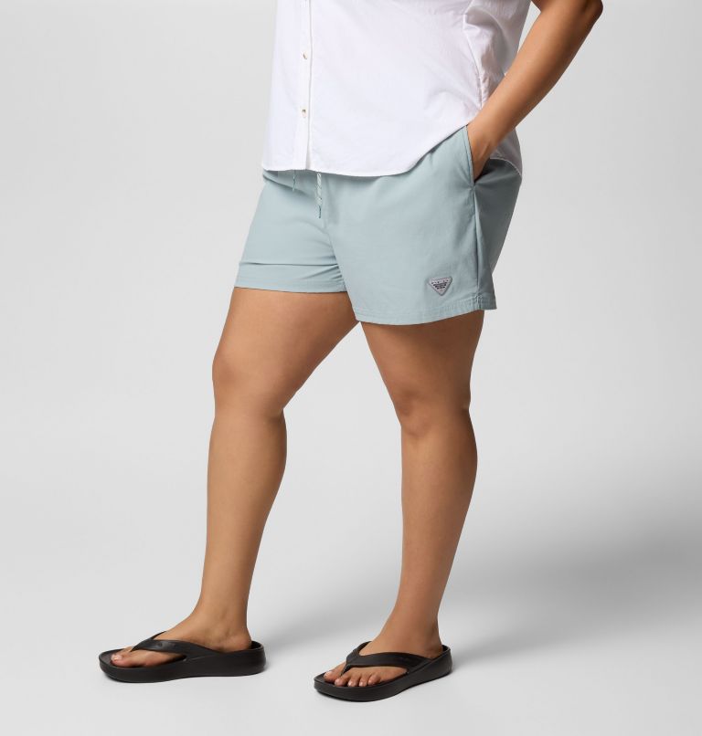 Women's PFG Rugged Water Shorts - Plus Size, Color: Crushed Blue, image 3