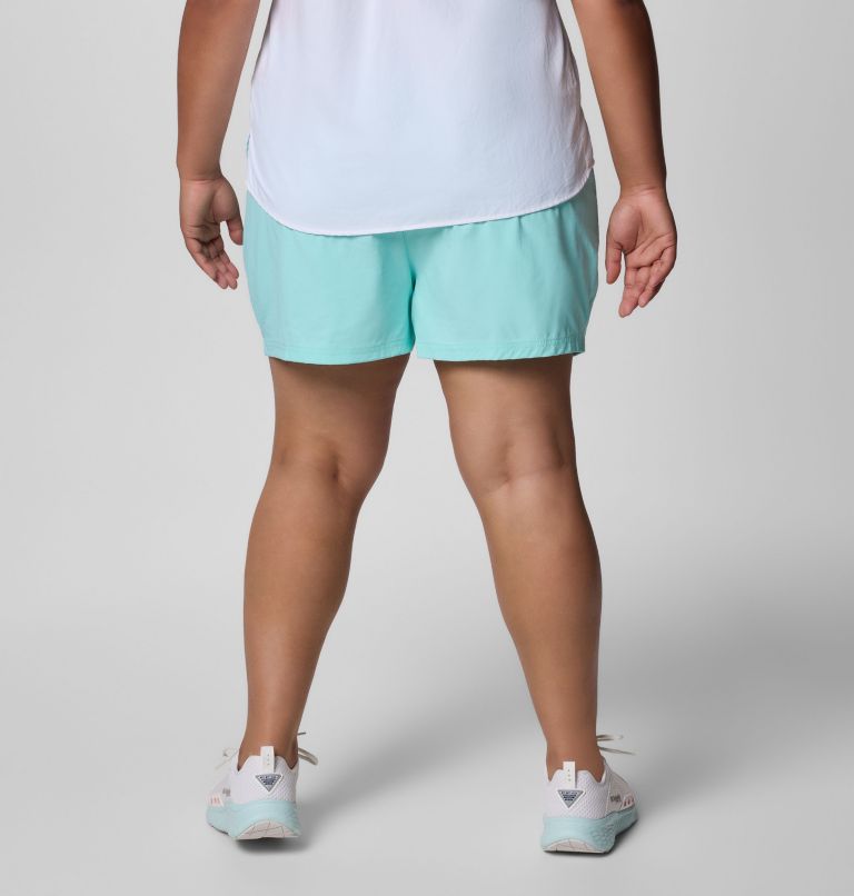 Women's PFG Rugged Water Shorts - Plus Size, Color: Gulf Stream, image 2