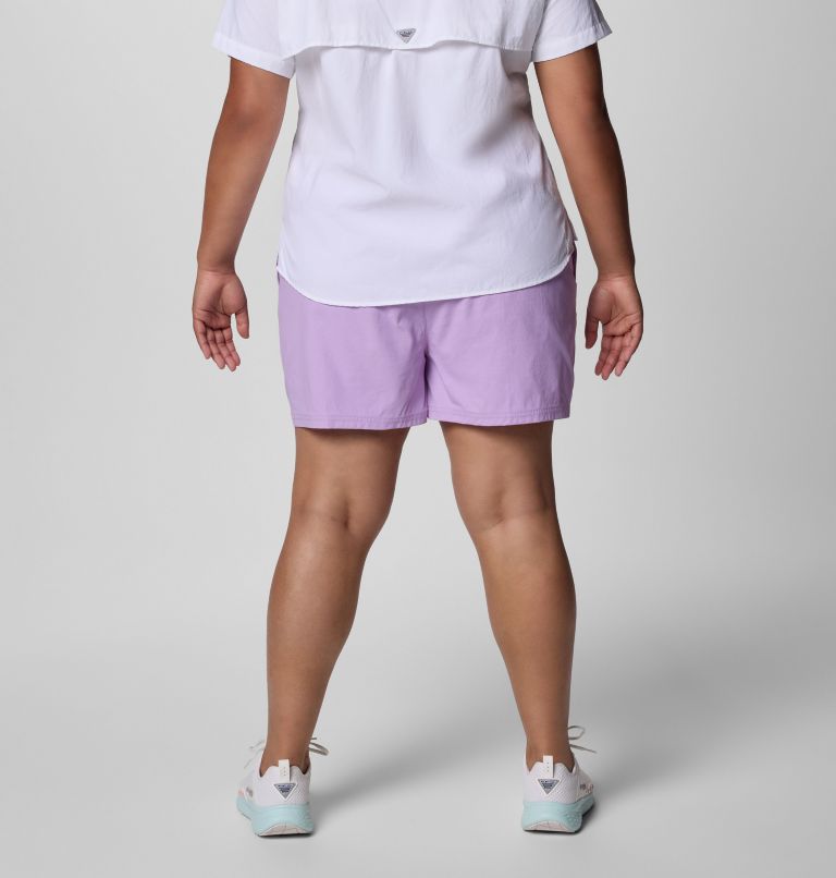 Women's PFG Rugged Water Shorts - Plus Size, Color: Hydrangea, image 2