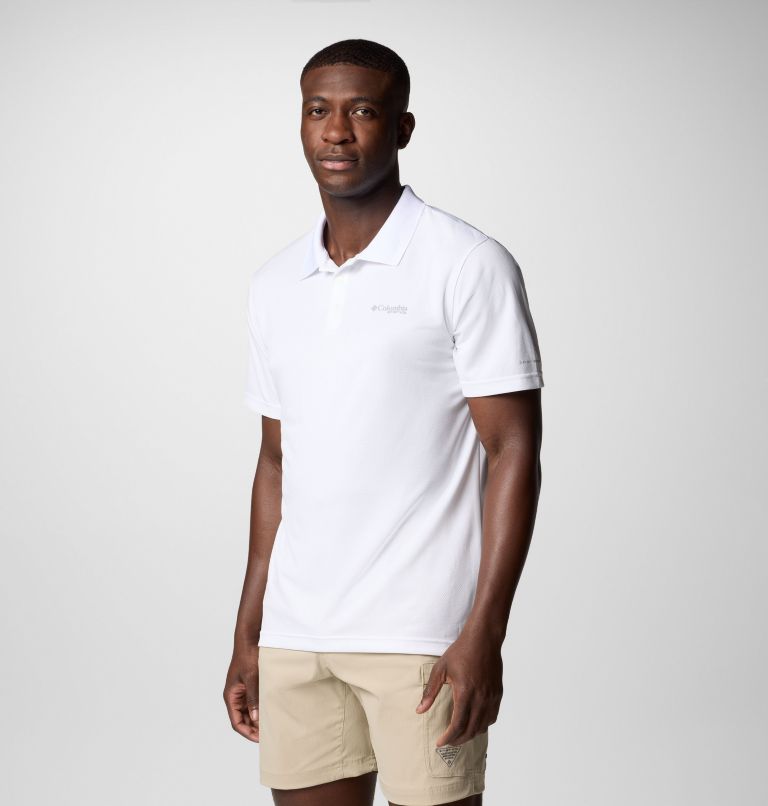 Homme Polo PFG Solar Stream, Color: White, image 4
