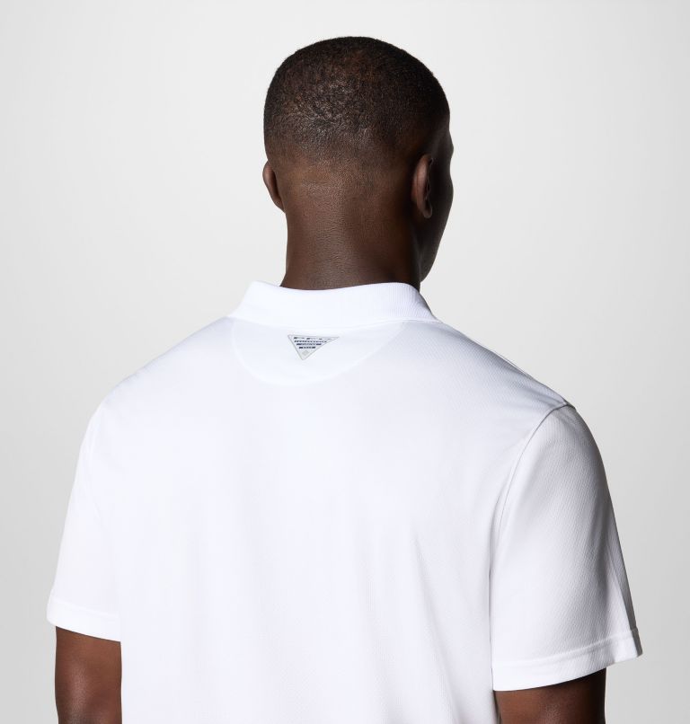 Homme Polo PFG Solar Stream, Color: White, image 6