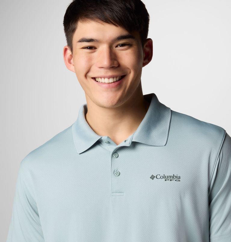 Homme Polo PFG Solar Stream, Color: Crushed Blue, image 5