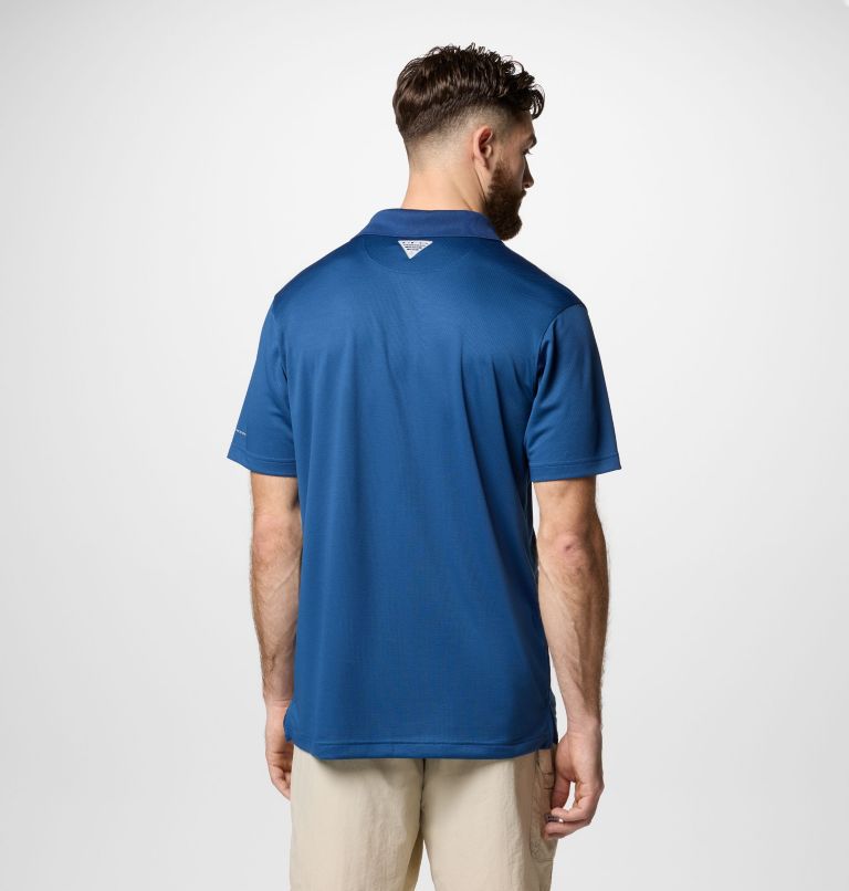 Homme Polo PFG Solar Stream, Color: Carbon, image 3