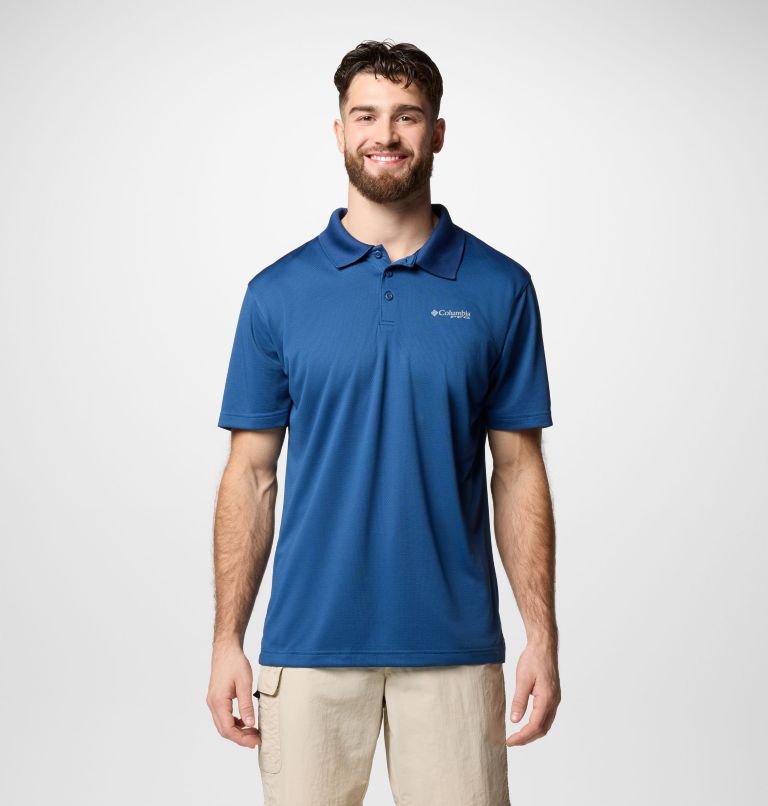 Homme Polo PFG Solar Stream, Color: Carbon, image 1