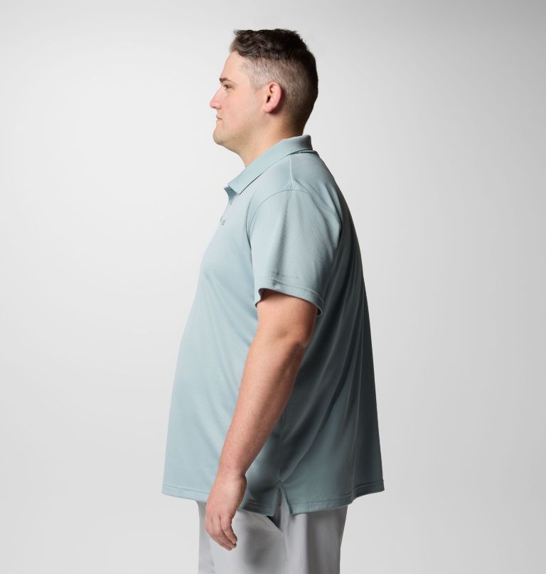 Men's PFG Solar Stream Polo Shirt - Big, Color: Crushed Blue, image 4