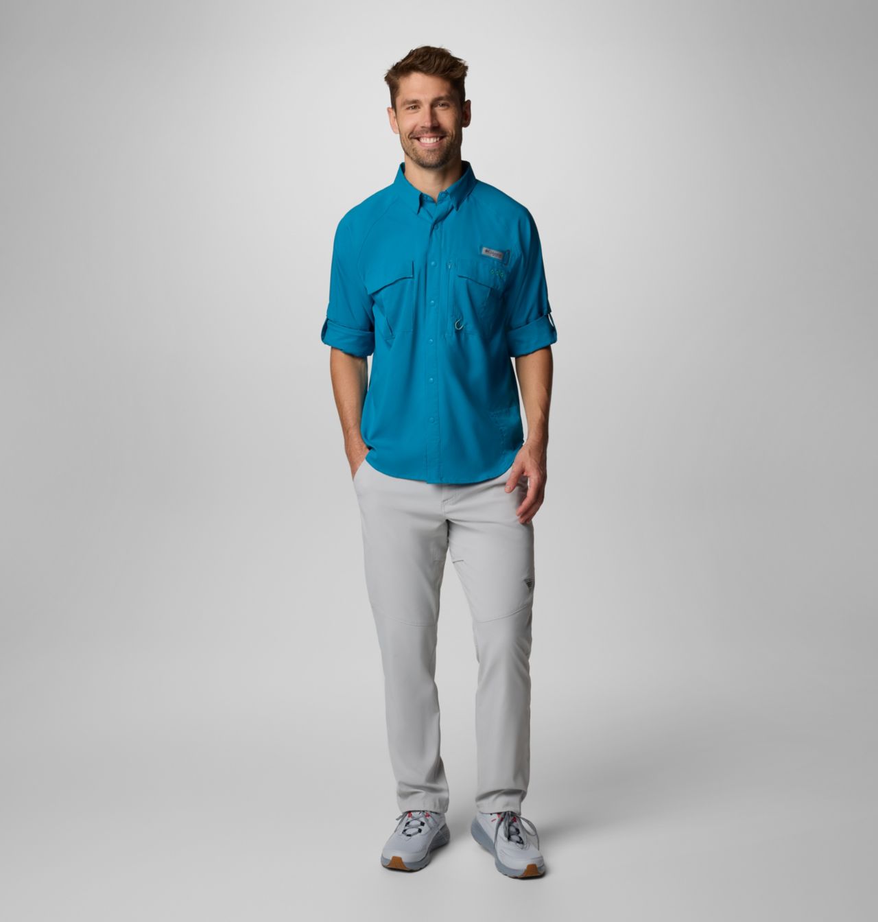 Men's PFG Shadowcaster™ Zero Long Sleeve Shirt 2